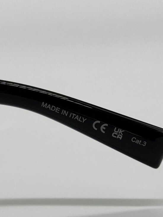 NWT Saint Laurent SL675 001 Black Round Unisex Sunglasses
